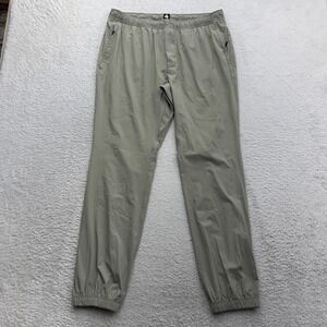 Fourlaps Radius Jogger Mens Large Sage Green Nylon Spandex Athletic Pants 1063